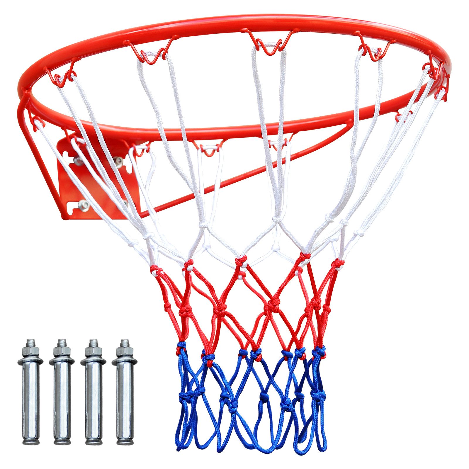 Basketballkorb 45,72 cm (18 Zoll) für Wandmontage, mit Nylon-Netz