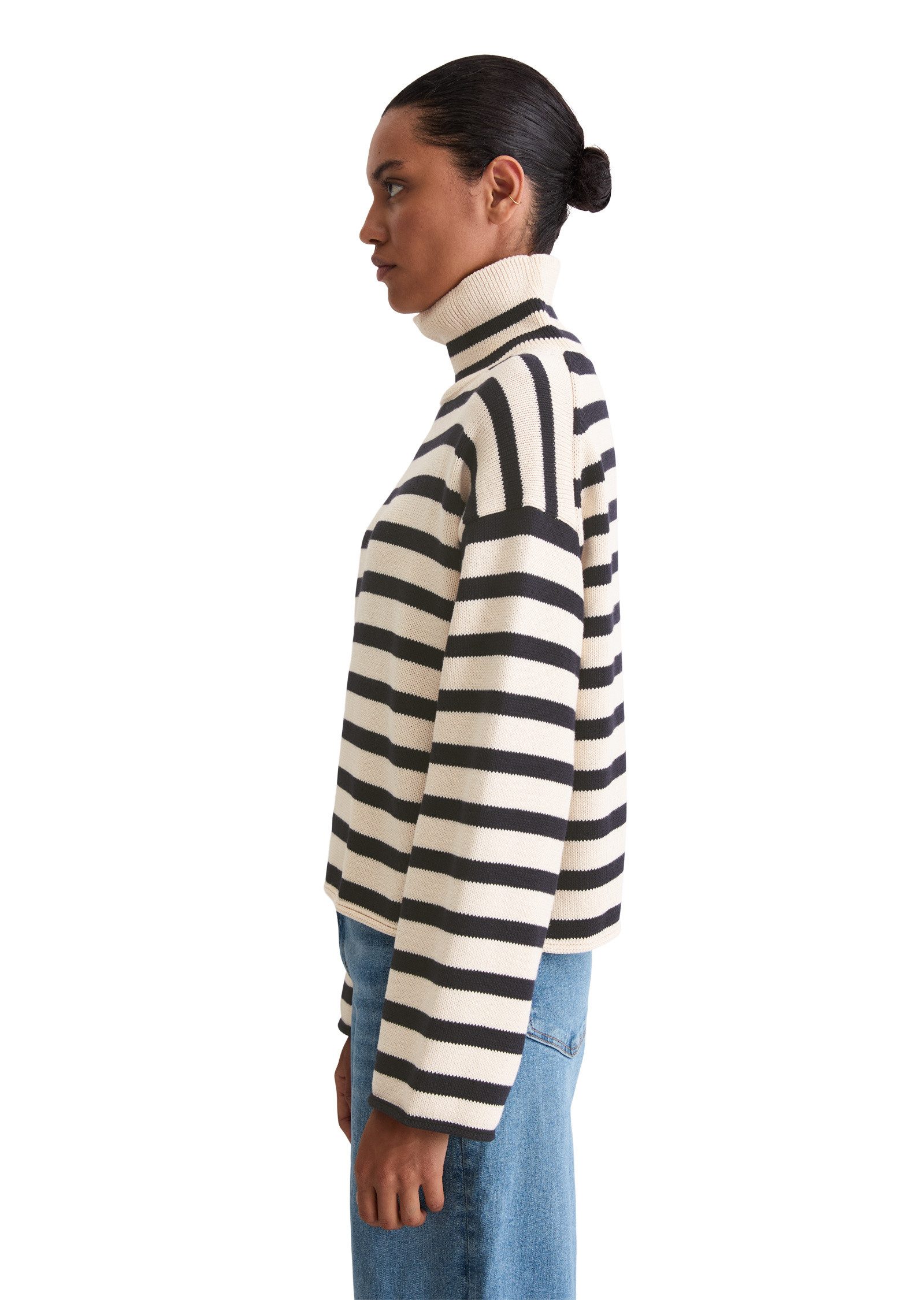 Marc O'Polo Strickpullover aus Heavy Weight Cotton günstig online kaufen