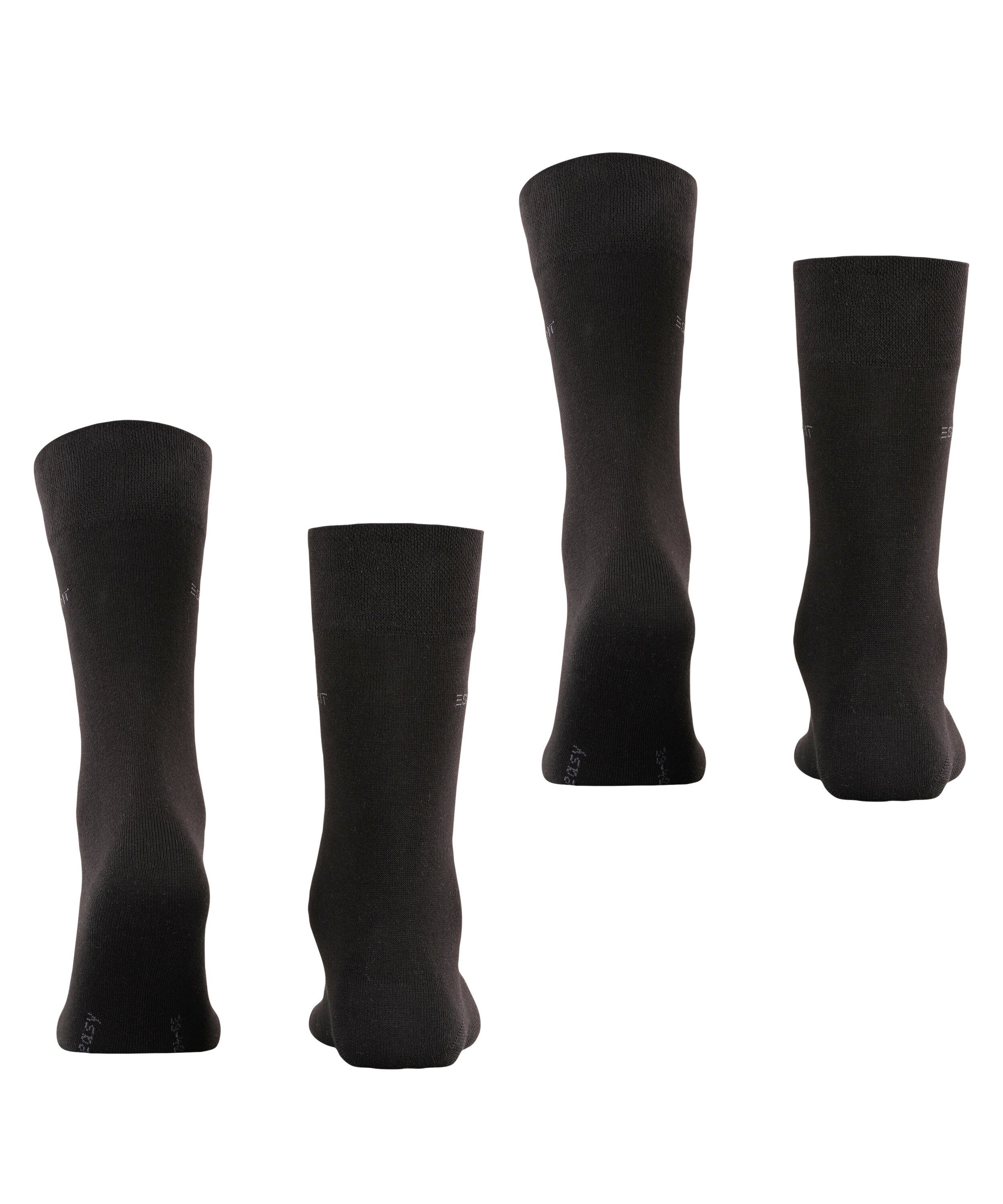 Esprit (2-Paar) 2-Pack Socken black Basic Easy (3000)