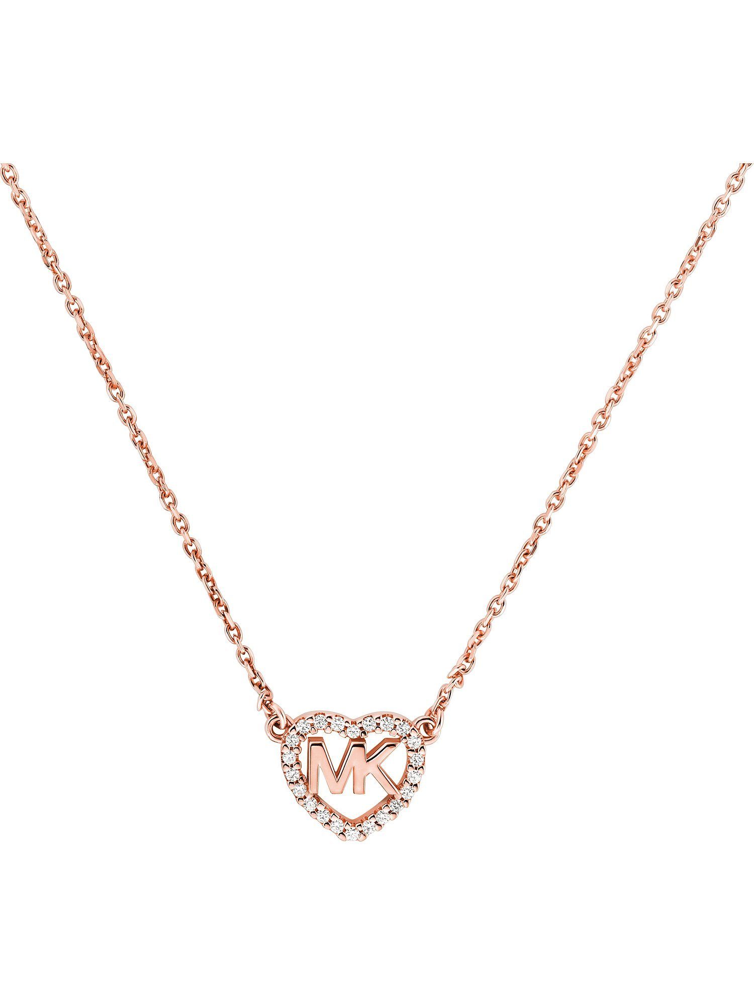 MICHAEL KORS Collier Michael Kors Damen-Kette 925er Silber Farbstein