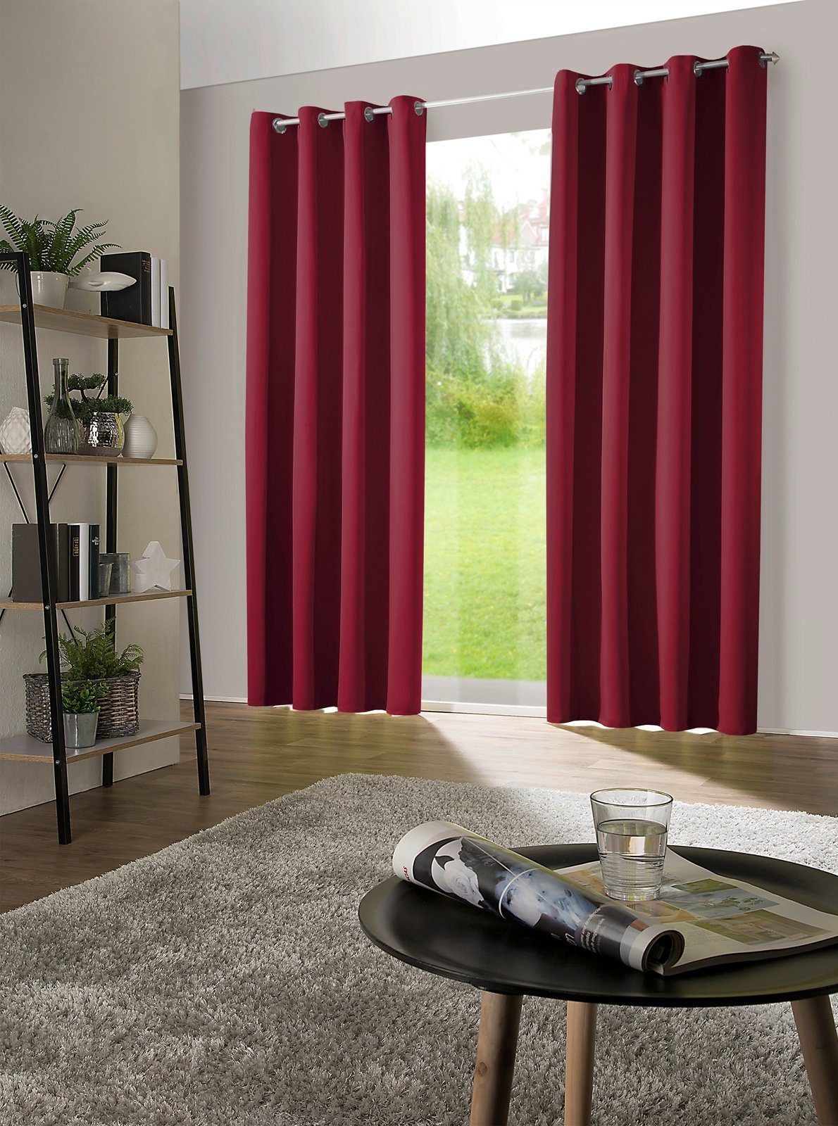 heimtexland Verdunkelungsvorhang XL Thermo Ösenschal Verdunklungsgardine Ra günstig online kaufen