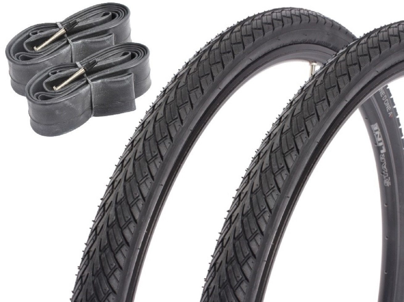 KHEbikes Fahrradreifen Fahrrad Reifen Set KUJO One 0 One A 28 Zoll x 1,75 inkl. Schlauch FV