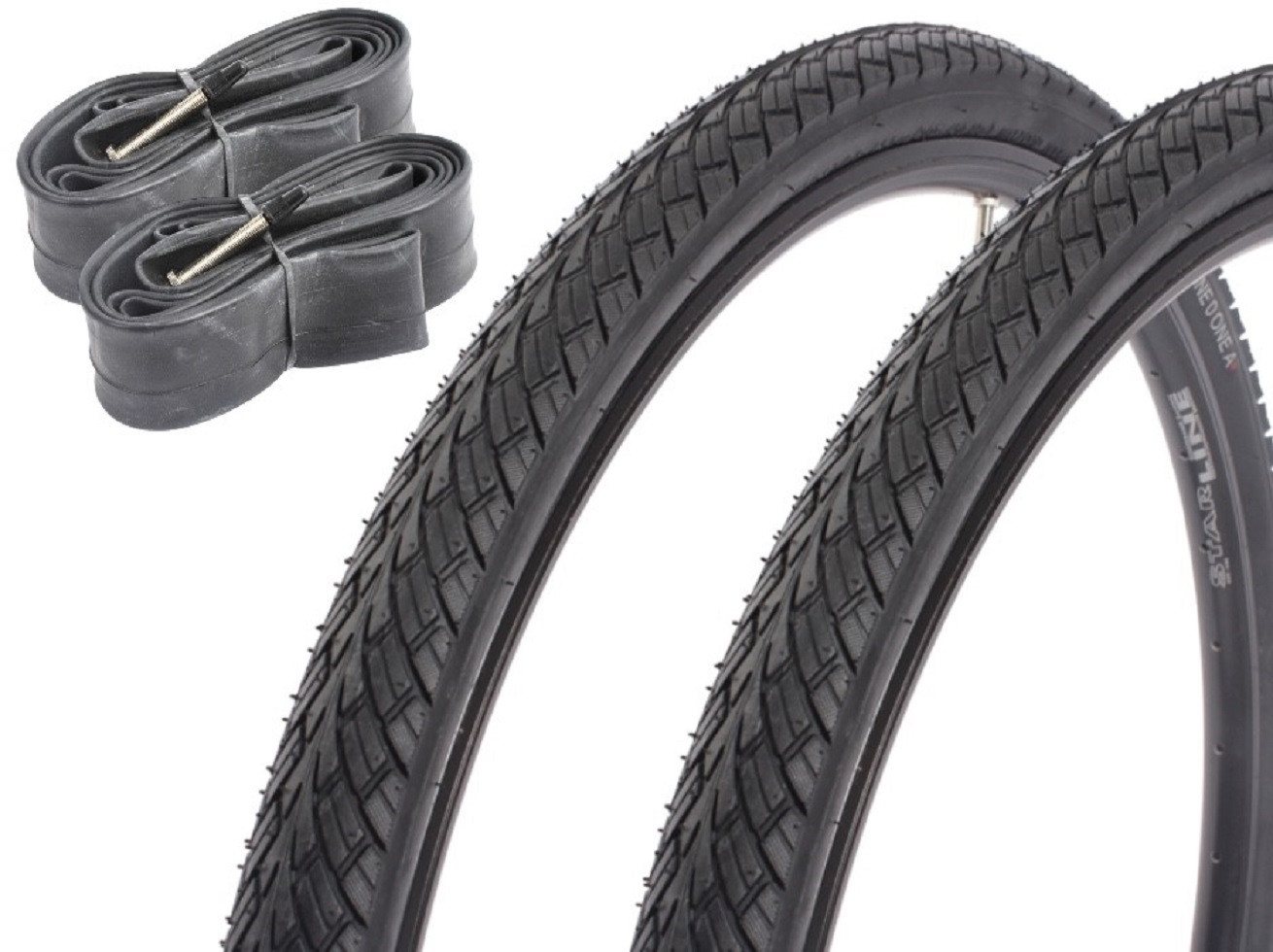 KHEbikes Fahrradreifen Fahrrad Reifen Set KUJO One 0 One A 28 Zoll x 1,75 inkl. Schlauch FV