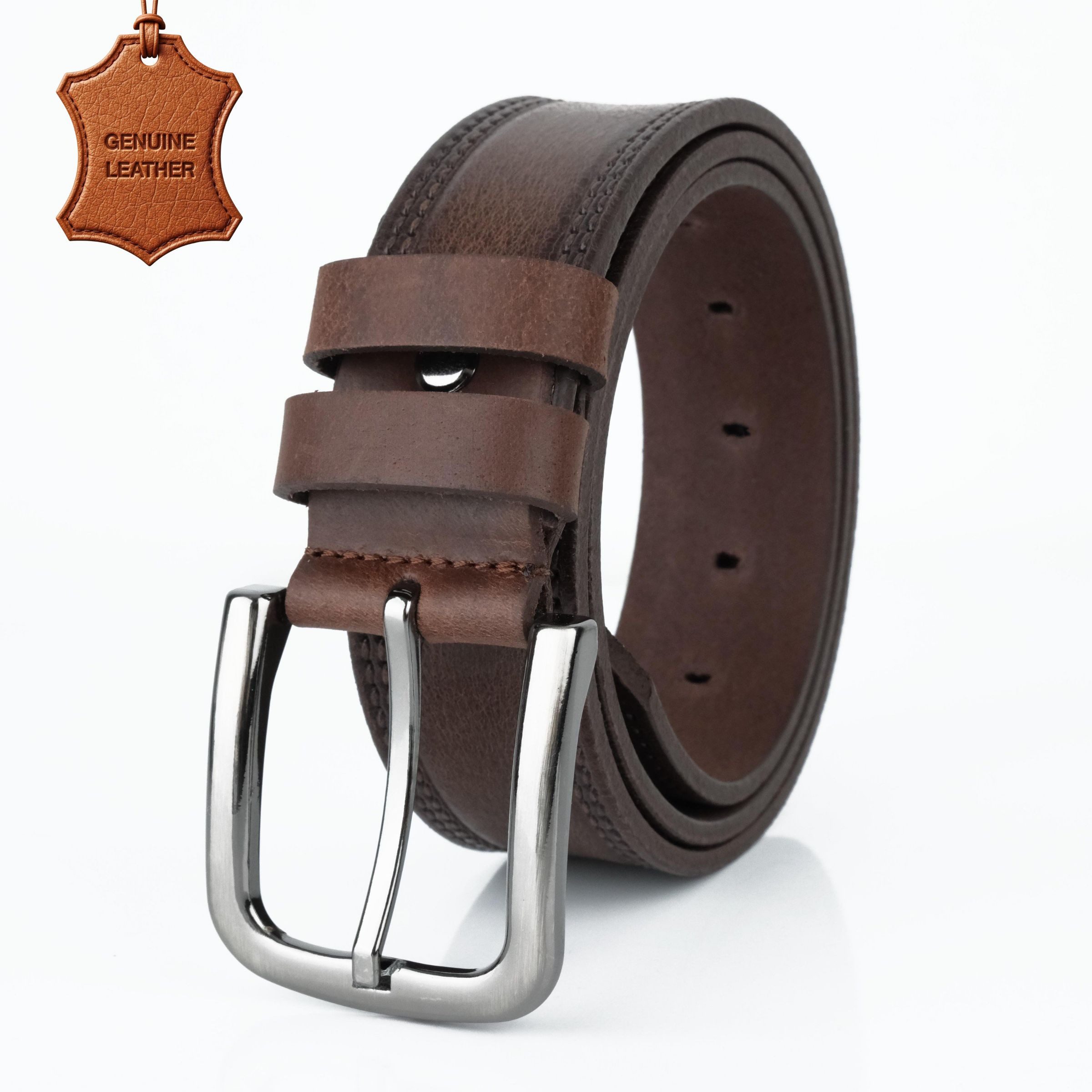 herémood Ledergürtel Gürtel Herren 4cm breit Ledergürtel Jeans Premium Geschenke für Männer (100 % Echtleder Gürtel handgefertigt, hochwertig verarbeitet, kürzbar, 1-St., Schwarz 135 cm – 4 cm breit – echtes, robustes Büffelleder, langlebig) Schwarzer Gürtel Herren – robust & edel, ideales Herrengeschenk