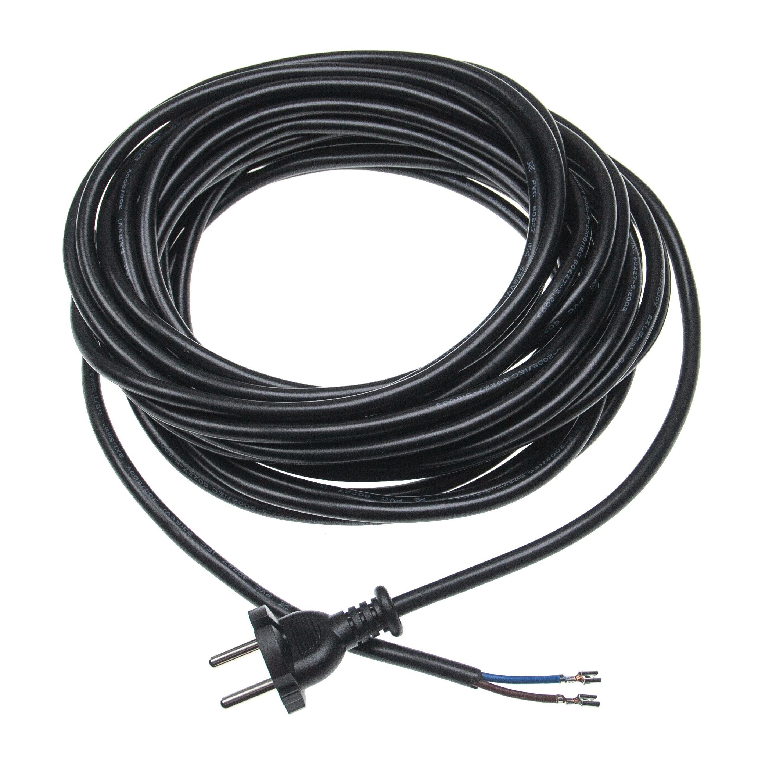 vhbw Stromkabel passend für Miele S8730, Tango Plus, S8340 Staubsauger Stromkabel