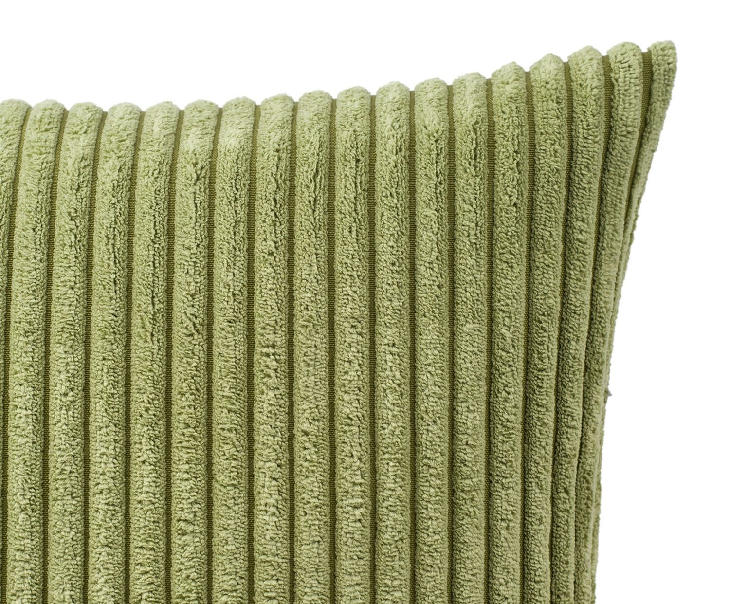 Gözze Kissenhülle ANAFI, Grün, Polyester, Cordoptik, günstig online kaufen