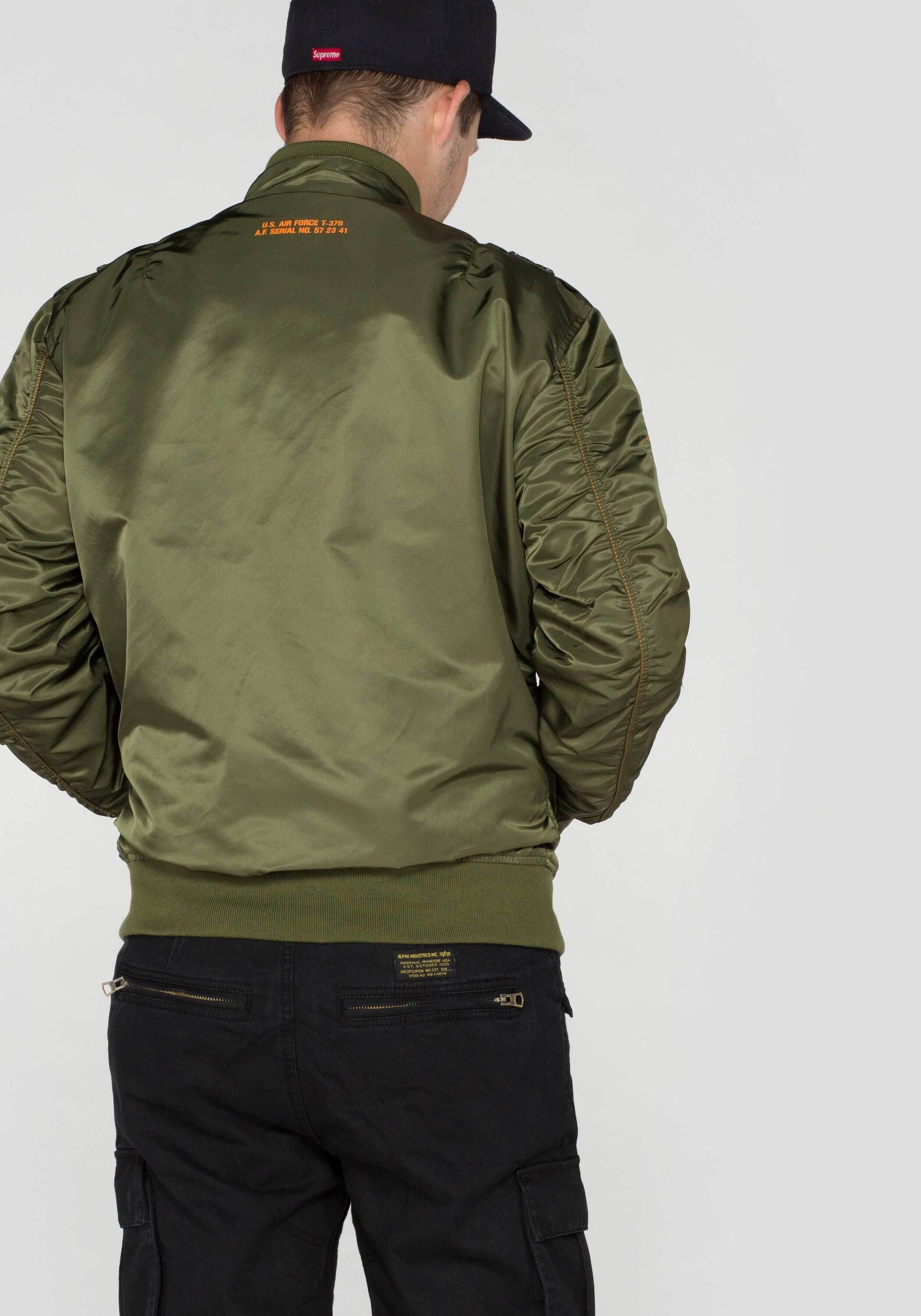 Industries & Bomberjacke Jackets Alpha II dark Men Flight - Falcon Bomber green Industries Alpha