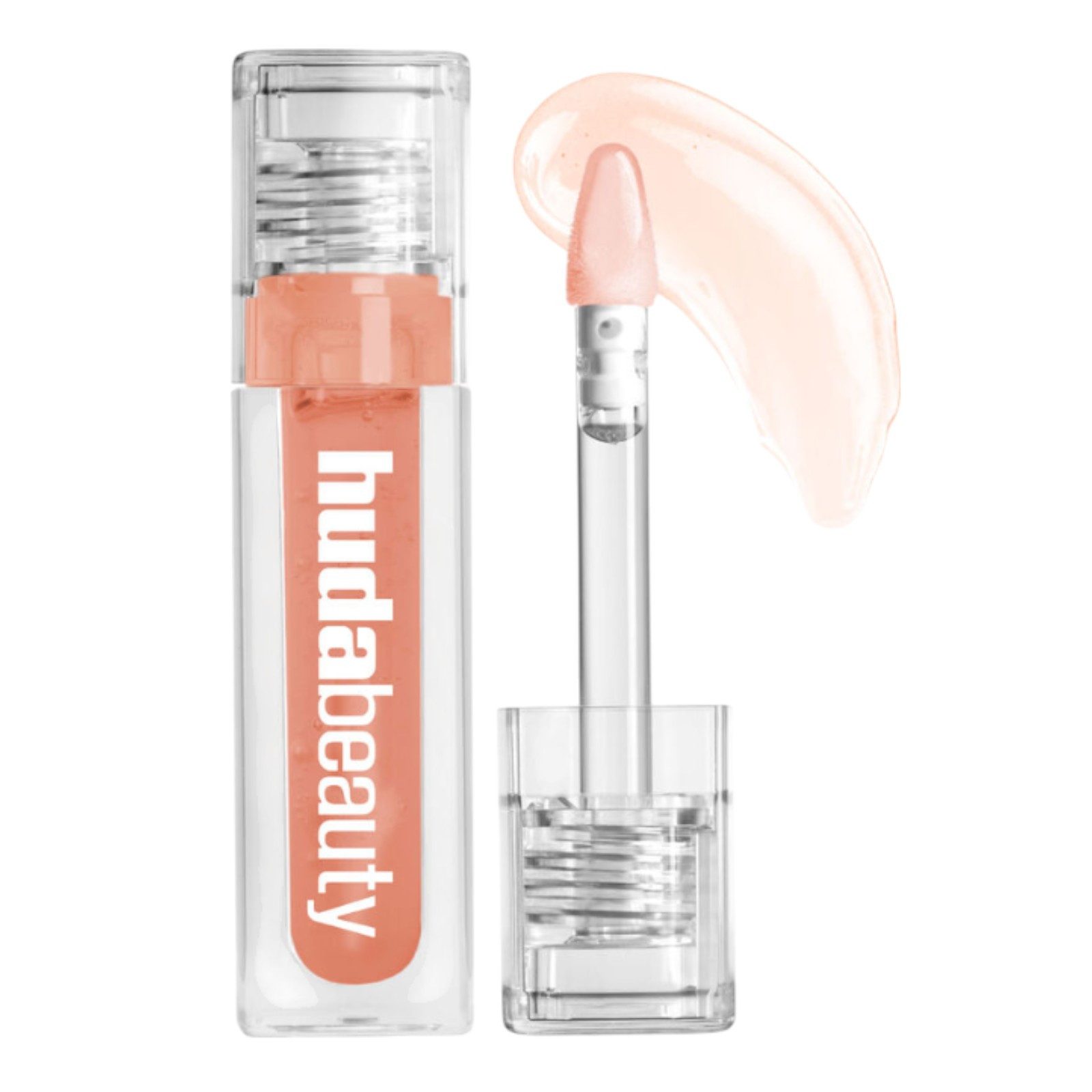 Huda Beauty Lippenöl Faux Filler Jelly Oil, Juicy Pink Lady / Peach / Goji