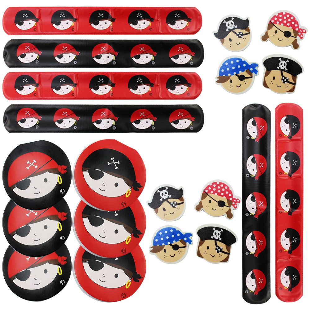 com-four Spiel Piraten Mitgebsel Set - Maritime Giveaways, Partyaccessoires für Motto-Partys und Events