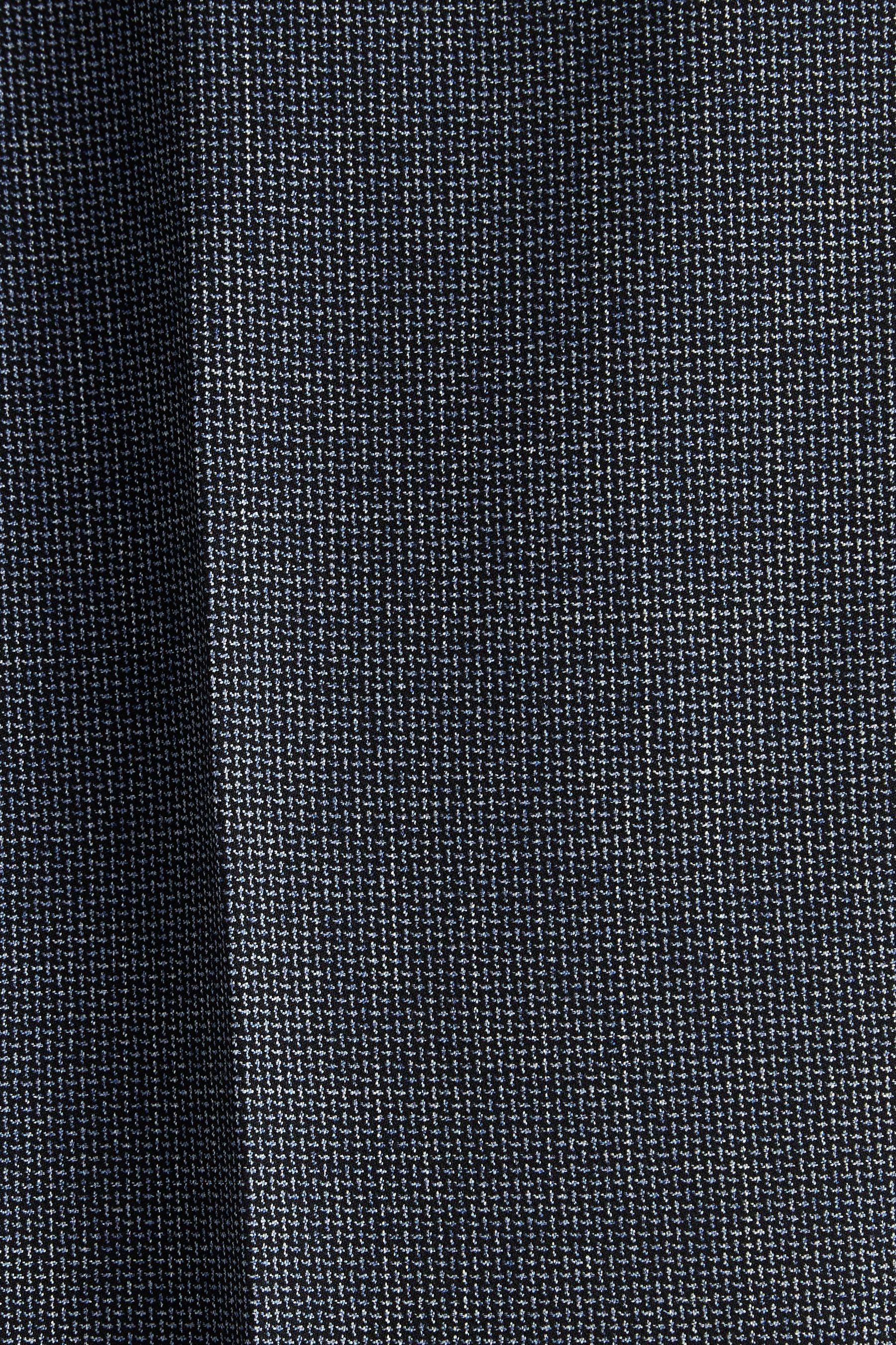 Anzughose Anzug: Slim Hose Fit Strukturierter Motion Next Flex (1-tlg)