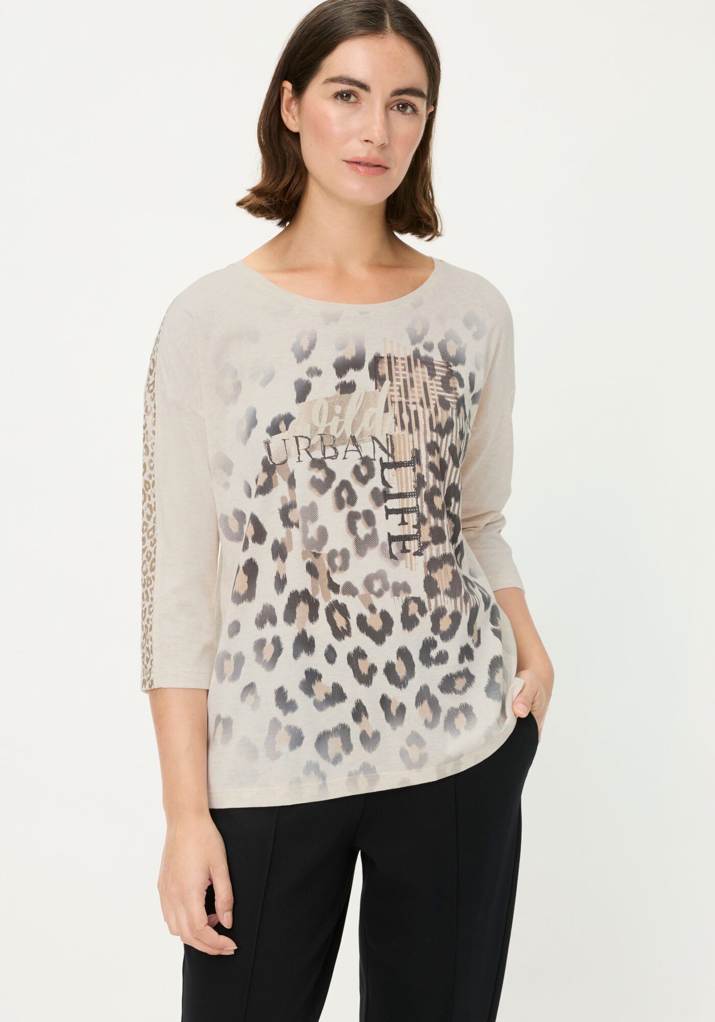 Olsen Langarmshirt (1-tlg) Funkelnd modern