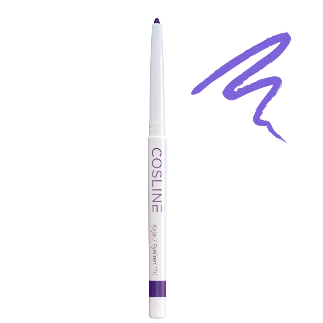 Cosline Cosmetics Kajal wasserfest, langanhaltend, cremig, 25 Farben, intensive Pigmentierung