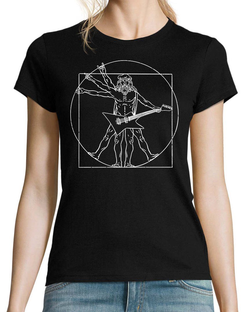 Youth Designz T-Shirt Gitarre Rock N Roll Damen T-Shirt Mit modischem Print günstig online kaufen