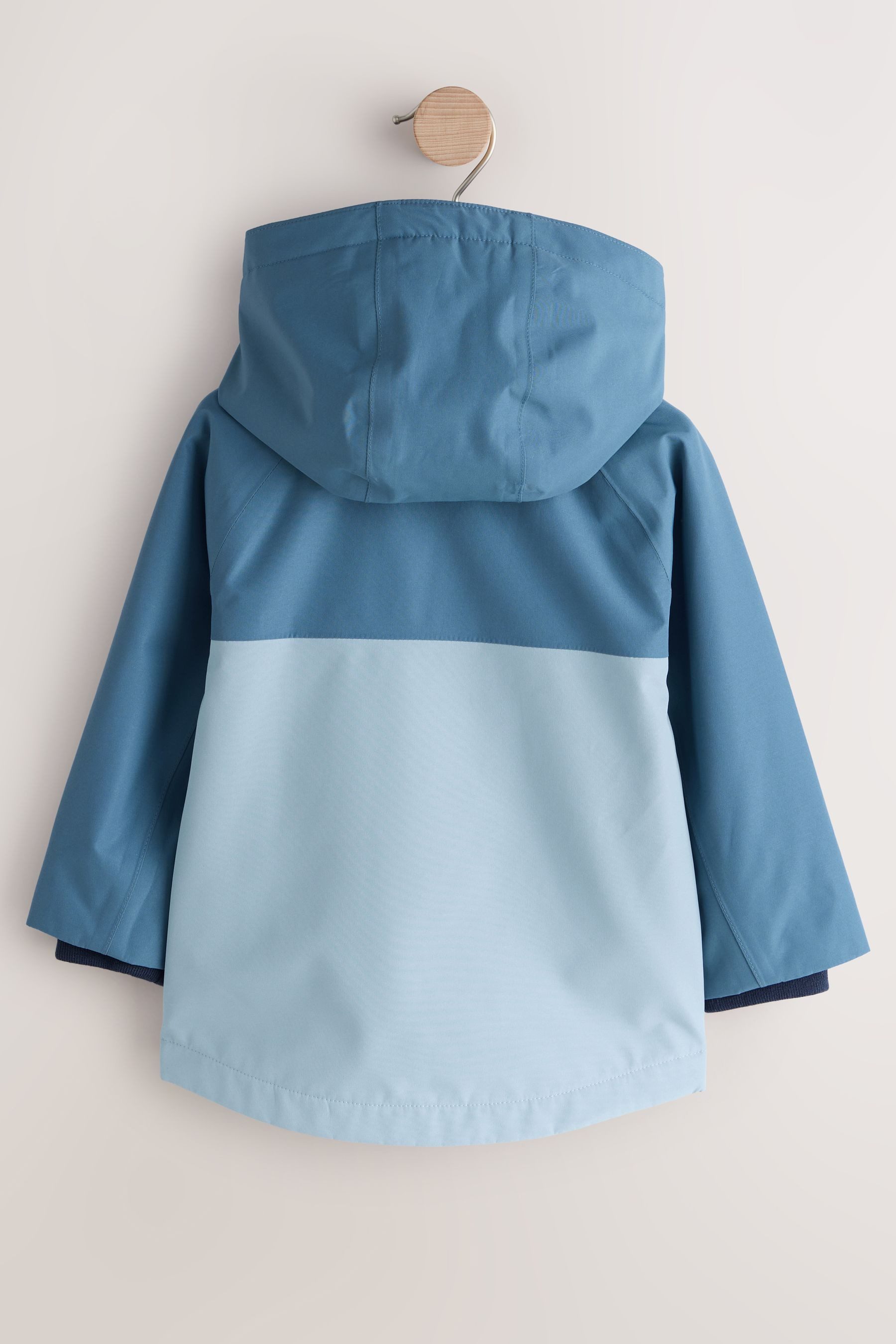 Next Funktionsmantel Wasserabweisender Anorak mit Fleecefutter (1-tlg)