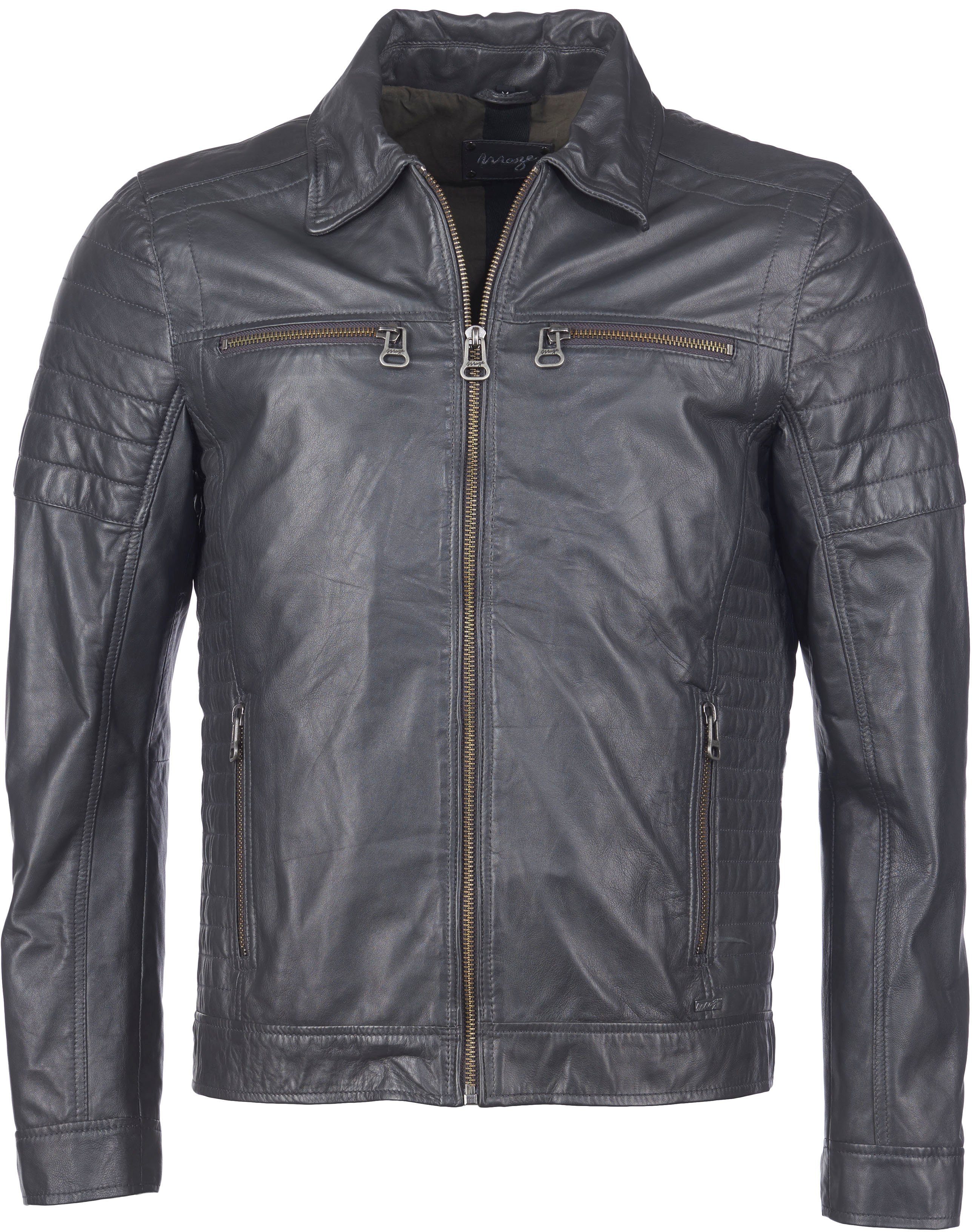 Maze Bikerjacke grau