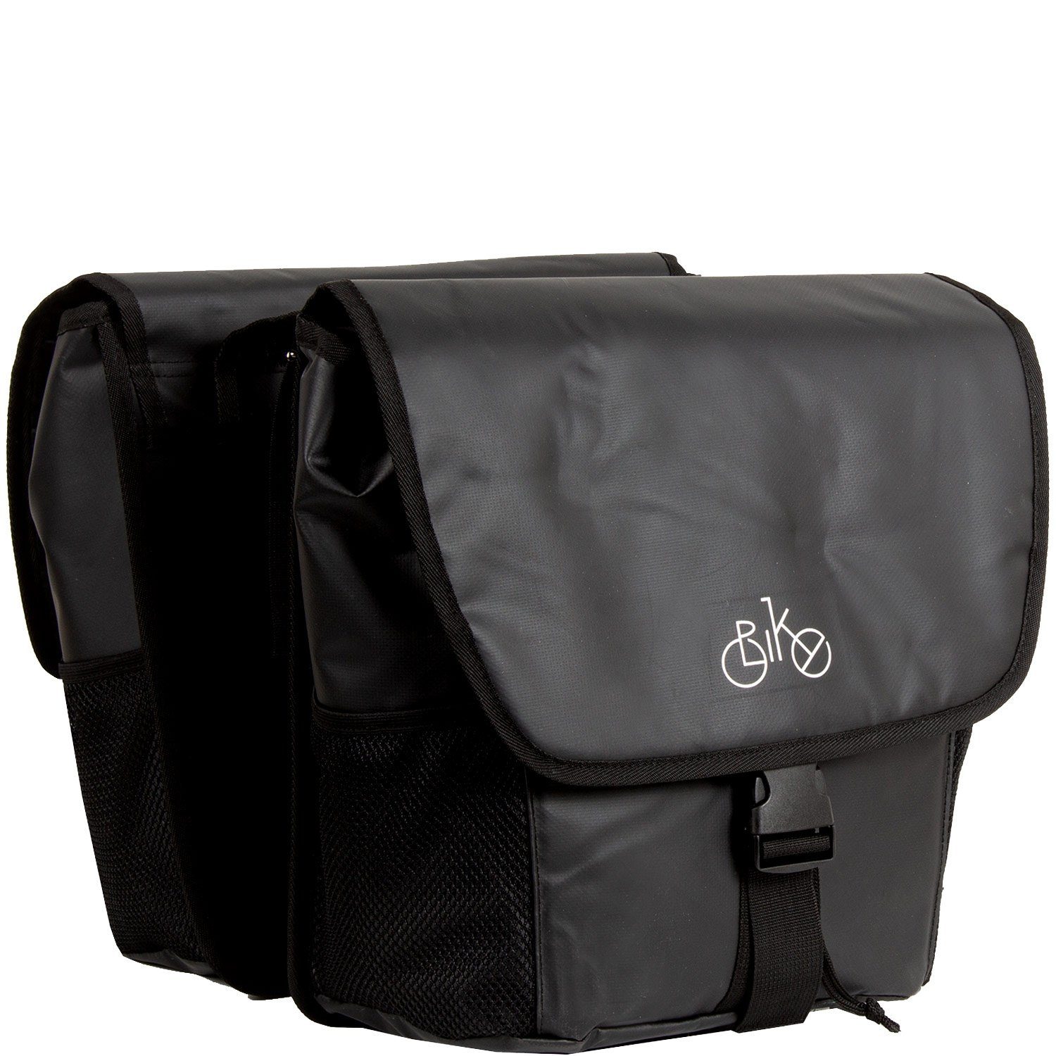Carbon New NEW REBELS Fahrradtaschen bag (Paar) black planner Reisetasche side 2 Rebels