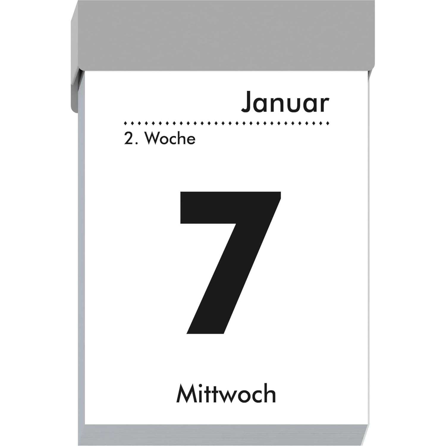 ZETTLER Abreißkalender ZETTLER Tagesabreißkalender S 2026 4,1x5,9 cm mit Sudokus
