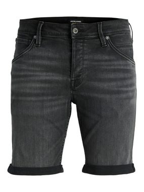 Jack & Jones Jeansshorts Bermuda Jeans Shorts Kurze Denim Hose 7593 in Schwarz-2