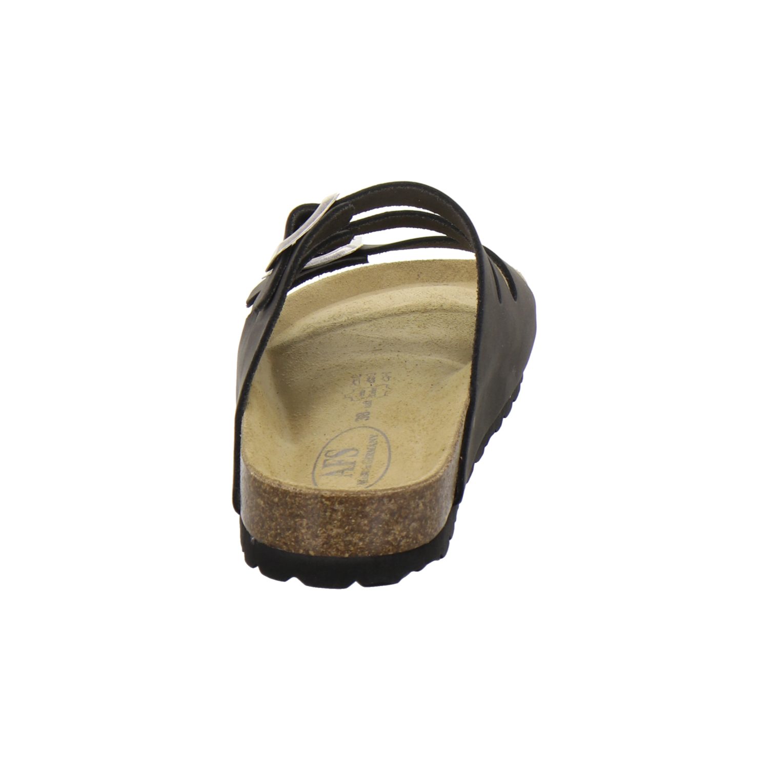 AFS-Schuhe 2133 für aus Fußbett, Damen in Germany Made Pantolette stone Leder mit