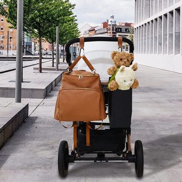 BOTC Kinderwagen-Adapter Karabiner Befestigungshaken für Wickeltasche Und Zubehör, (2-tlg), Kinderwagentaschenhaken - Kinderwagen - Haken für Taschen