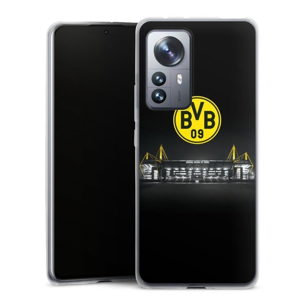 DeinDesign Handyhülle BVB Stadion Borussia Dortmund BVB Stadion, Xiaomi 12 Pro 5G Slim Case Silikon Hülle Ultra Dünn Schutzhülle