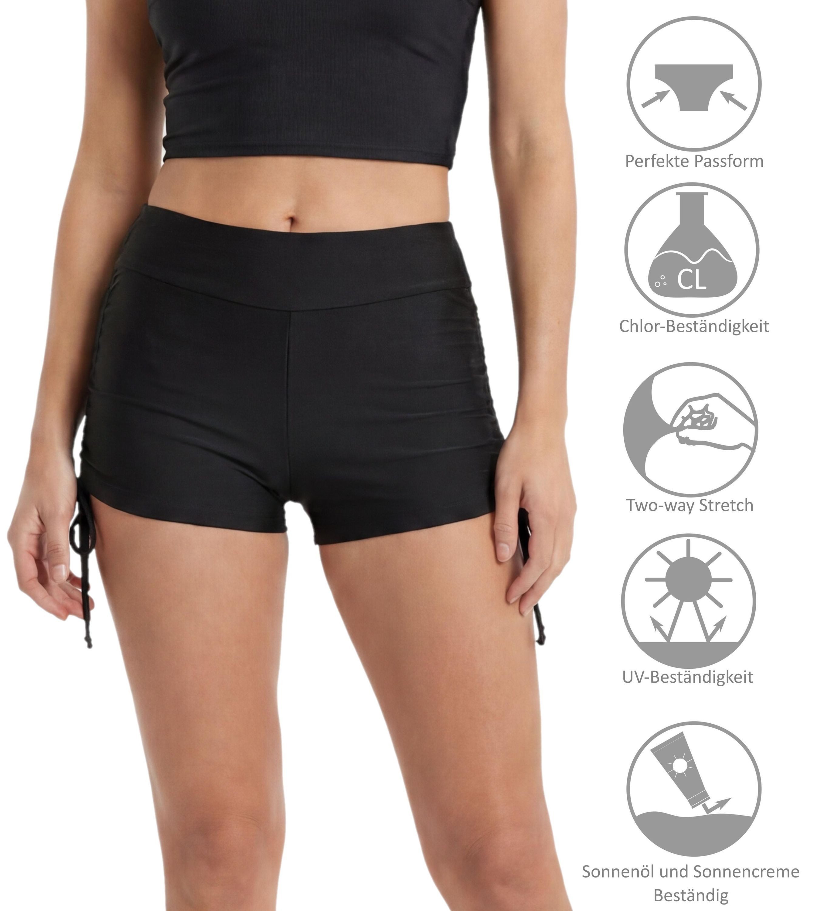 Aquarti Badeshorts Aquarti Damen Badeshorts Badehose Kurz