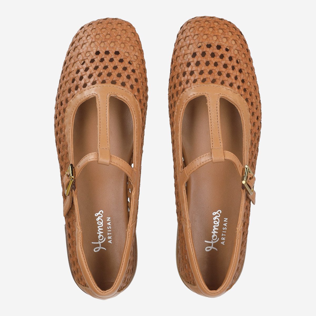 Homers Homers 22098 KALA-M, Ballerina, Hellbraun, Damen Ballerina