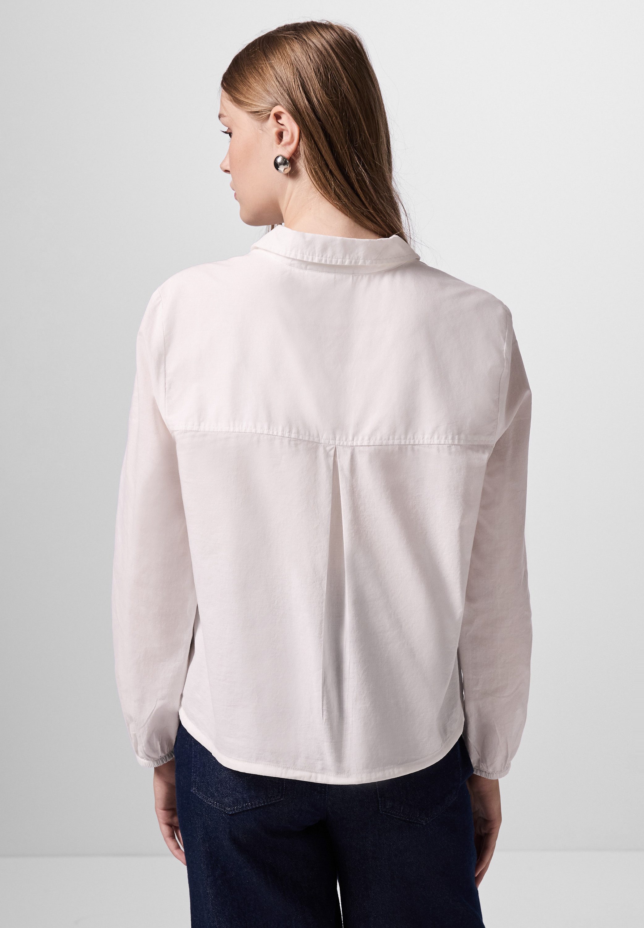 STREET ONE STUDIO Hemdbluse aus reiner günstig online kaufen