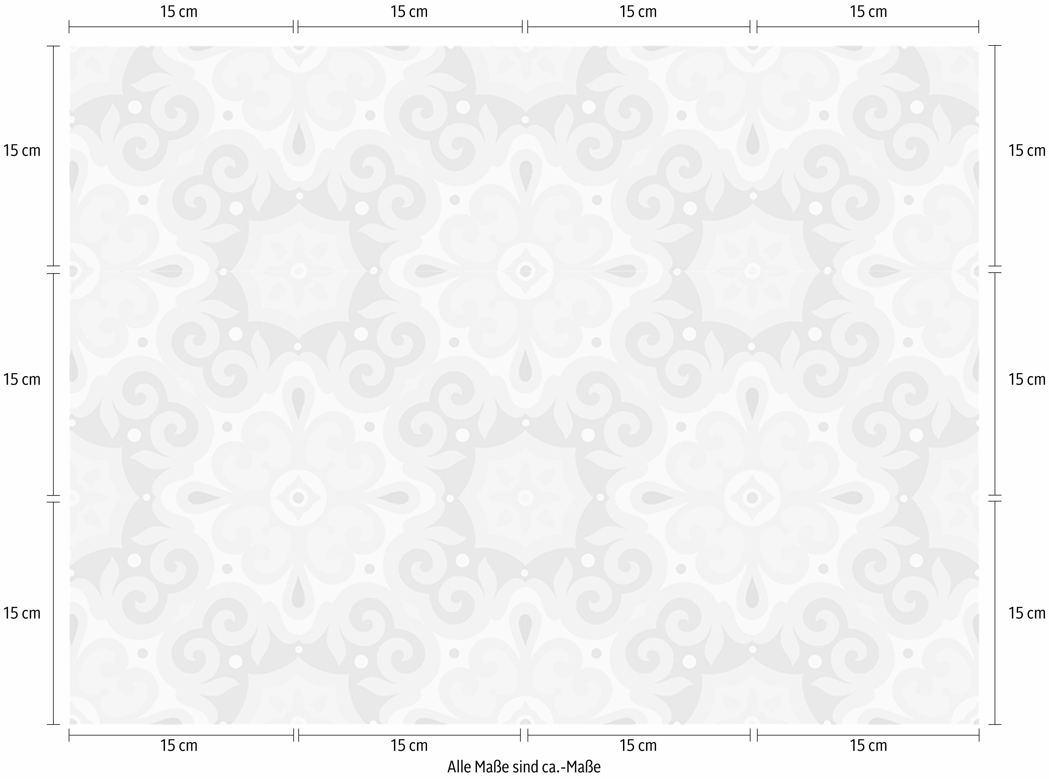 Home affaire Fliesenaufkleber Ornamente, Stickerfliesen, selbstklebend, Sticker, 12er Set