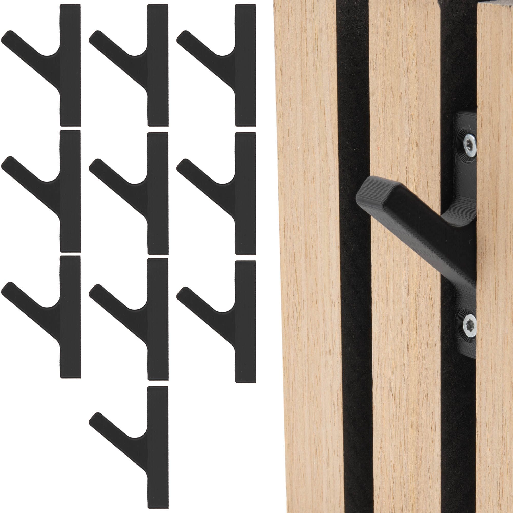 TSB Werk Kleiderhaken Garderobenhaken Akustikpaneele Kleiderhaken, (10-St), günstig online kaufen