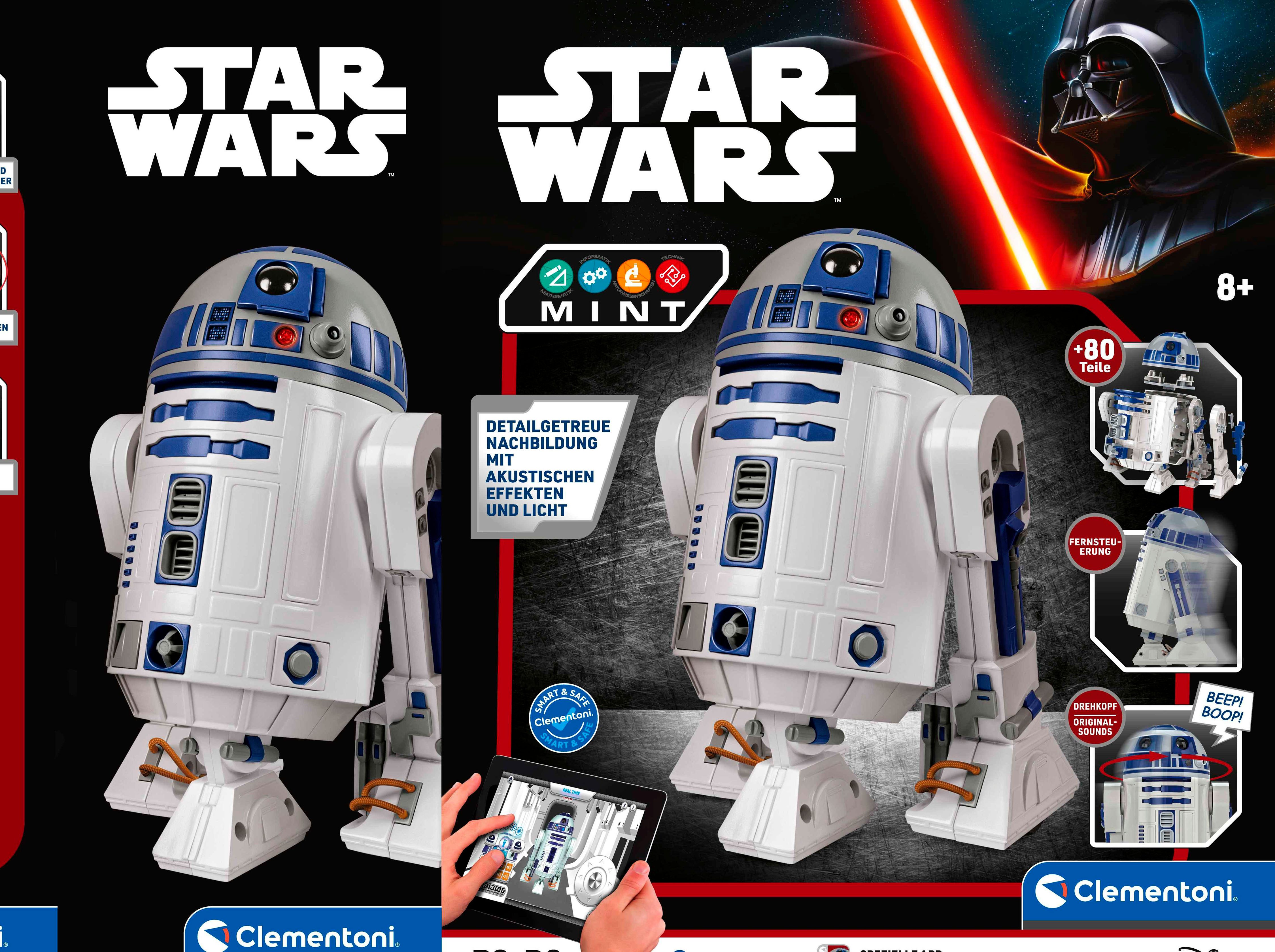 Clementoni® Roboter Star Wars - R2-D2, mit Licht und Soundeffekt