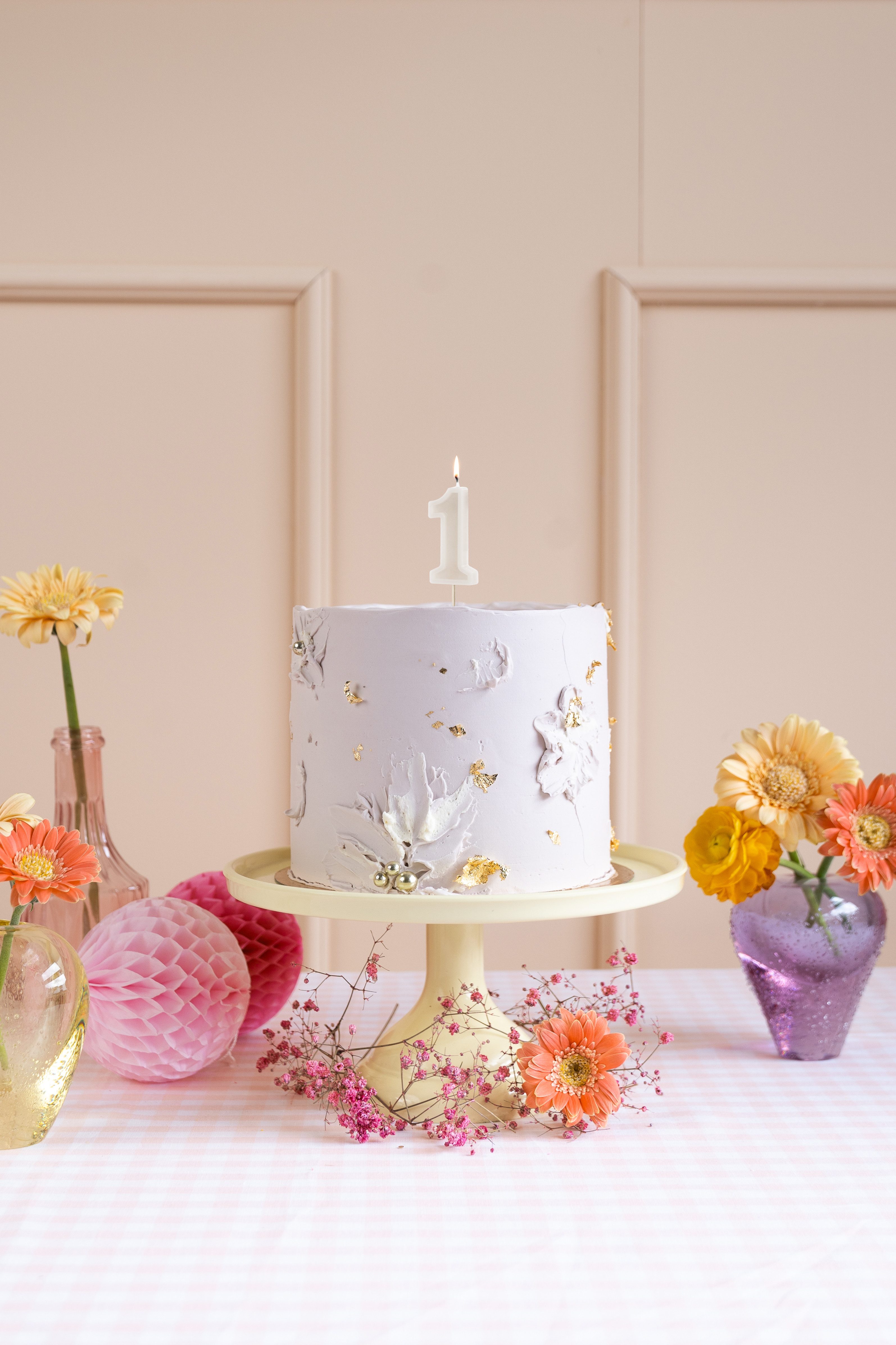 partydeco Geburtstagskerze Kerzenzahl #1, 6 cm günstig online kaufen