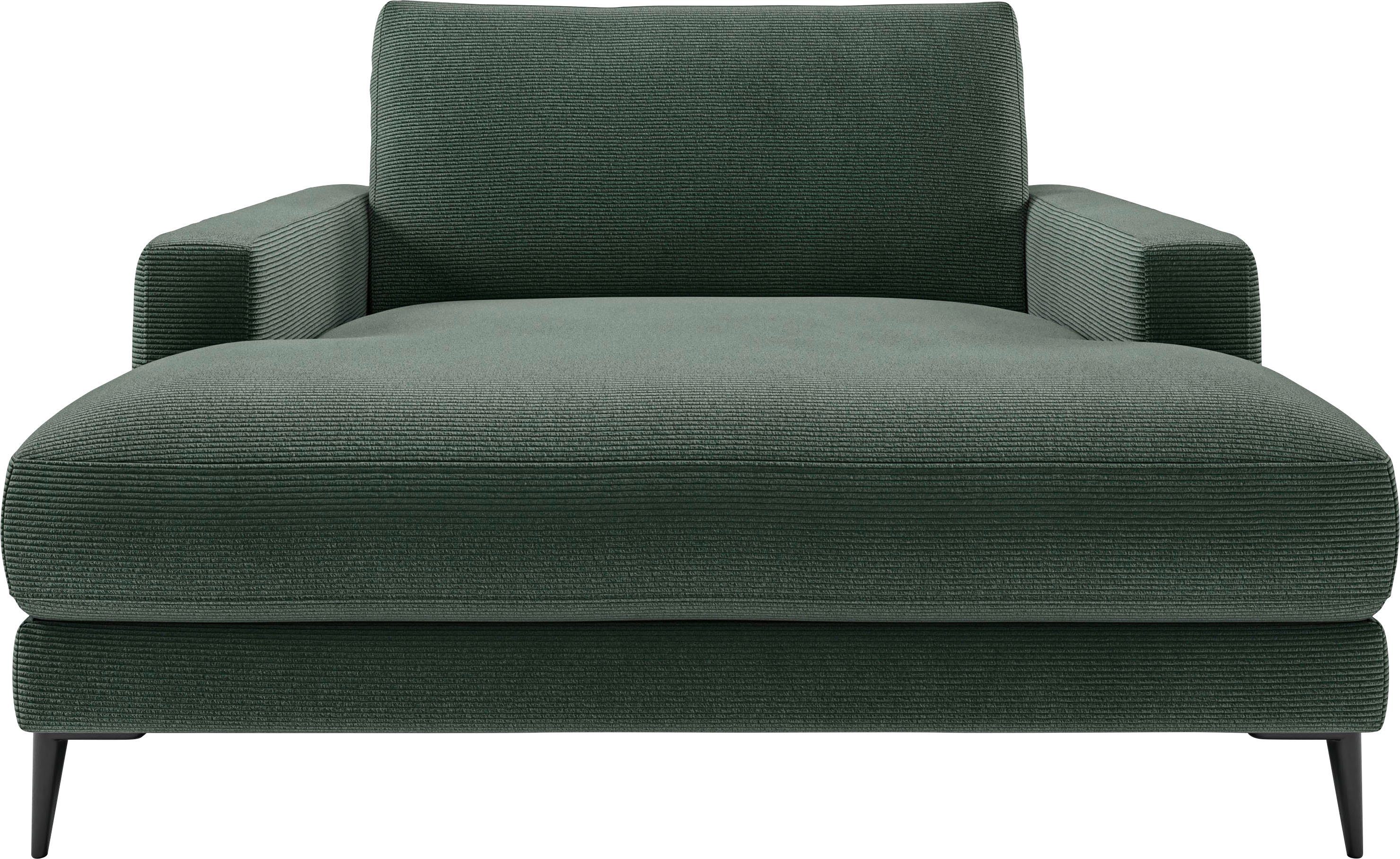 Home affaire Chaiselongue Downtown Loungemöbel zum Relaxen, B/T/H: 132/170/84 cm, auch in Bouclé, Cord und Easy care - leicht mir Wasser zu reinigen