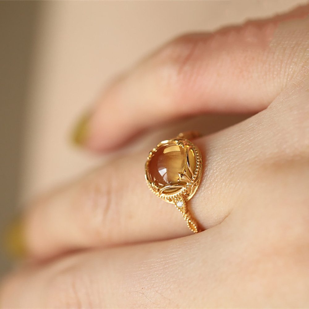 The Beauty House Fingerring Damen goldfarbiger günstig online kaufen