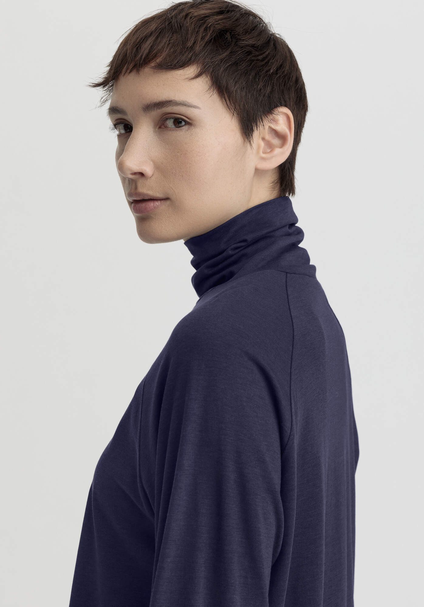 Hessnatur Hemdbluse aus TENCEL™ Lyocell mit Bio-Baumwolle (1-tlg)