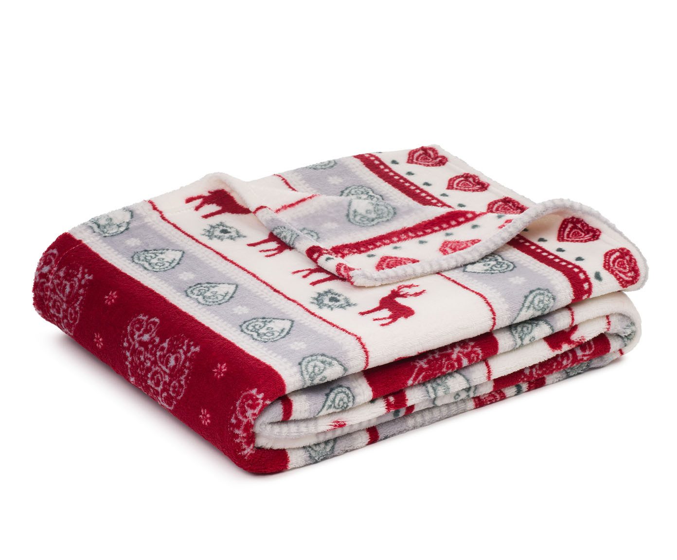 Wohndecke Winterkuscheldeckedecke mit weihnachtlichen/ winterlichen Motiven, HSC Home-Style-Creation GmbH, superweich und anschmiegsam