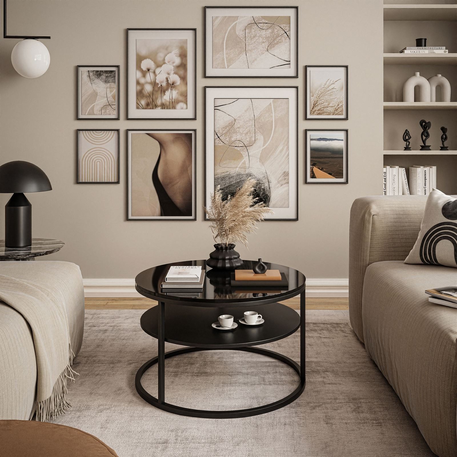 Lookway Couchtisch CIRI Hochglanz mit Ablage günstig online kaufen