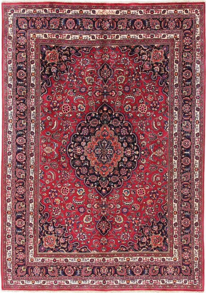 Orientteppich Mashhad 238x341 Handgeknüpfter Orientteppich / Perserteppich, Nain Trading, rechteckig, Höhe: 12 mm