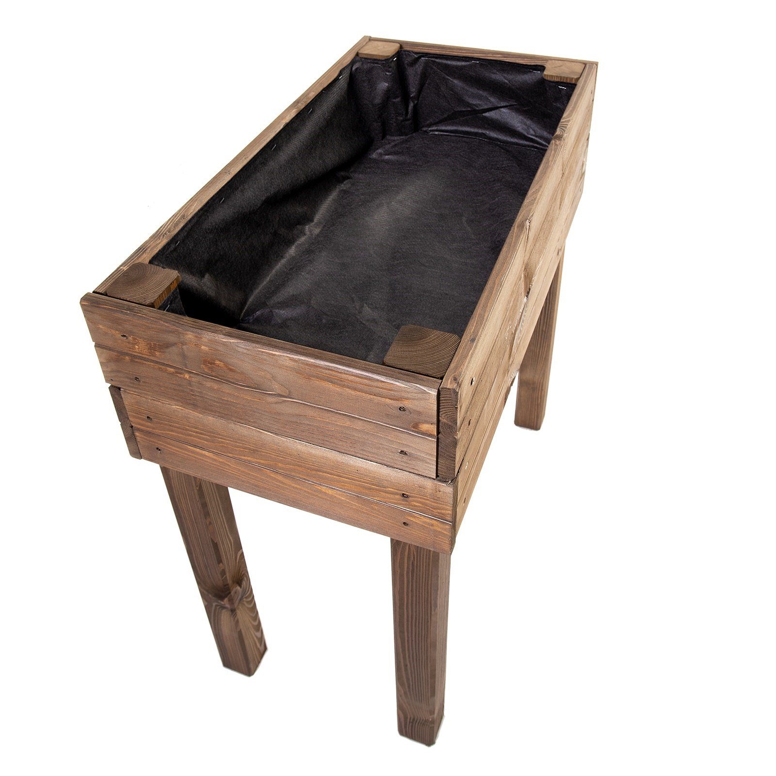 BooGardi Hochbeet, aus Holz mit Vlies · in 4 Farben · Dunkelbraun