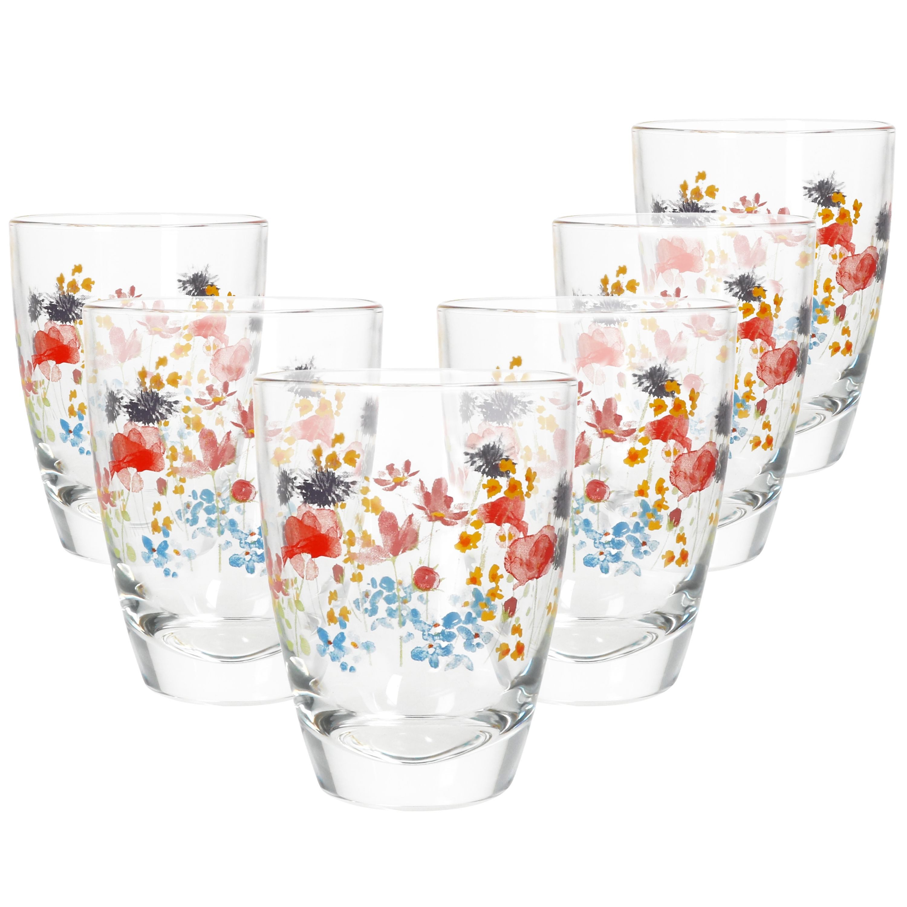 Glas 6x Marie Trinkgläser 220ml Saft-Gläser Limo-Glas Wasser Softdrink