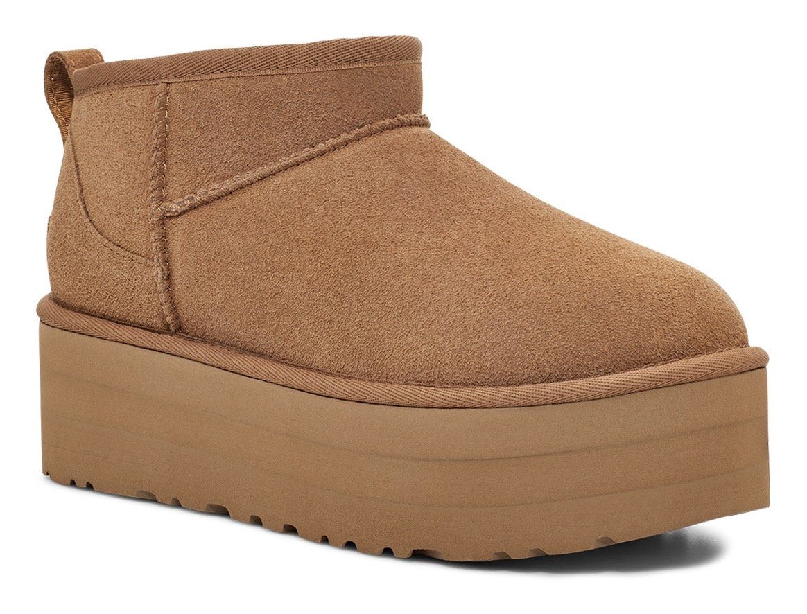 UGG Classic Ultra Mini Platform Winterboots Plateaboots, Schlupfstiefel mit Plateausohle