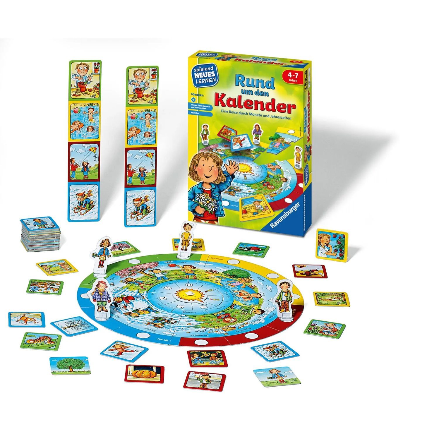 Ravensburger Spiel Rund um den Kalender