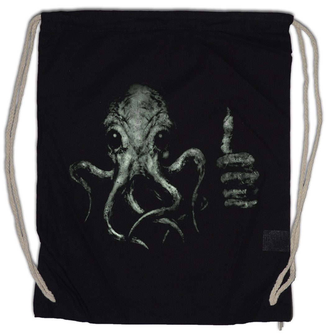 Urban Backwoods Turnbeutel Cthulhu Thumb Up Turnbeutel Wars Horror Arkham H. P. Lovecraft (1-tlg), Miskatonic R´LYEH University Antarctic