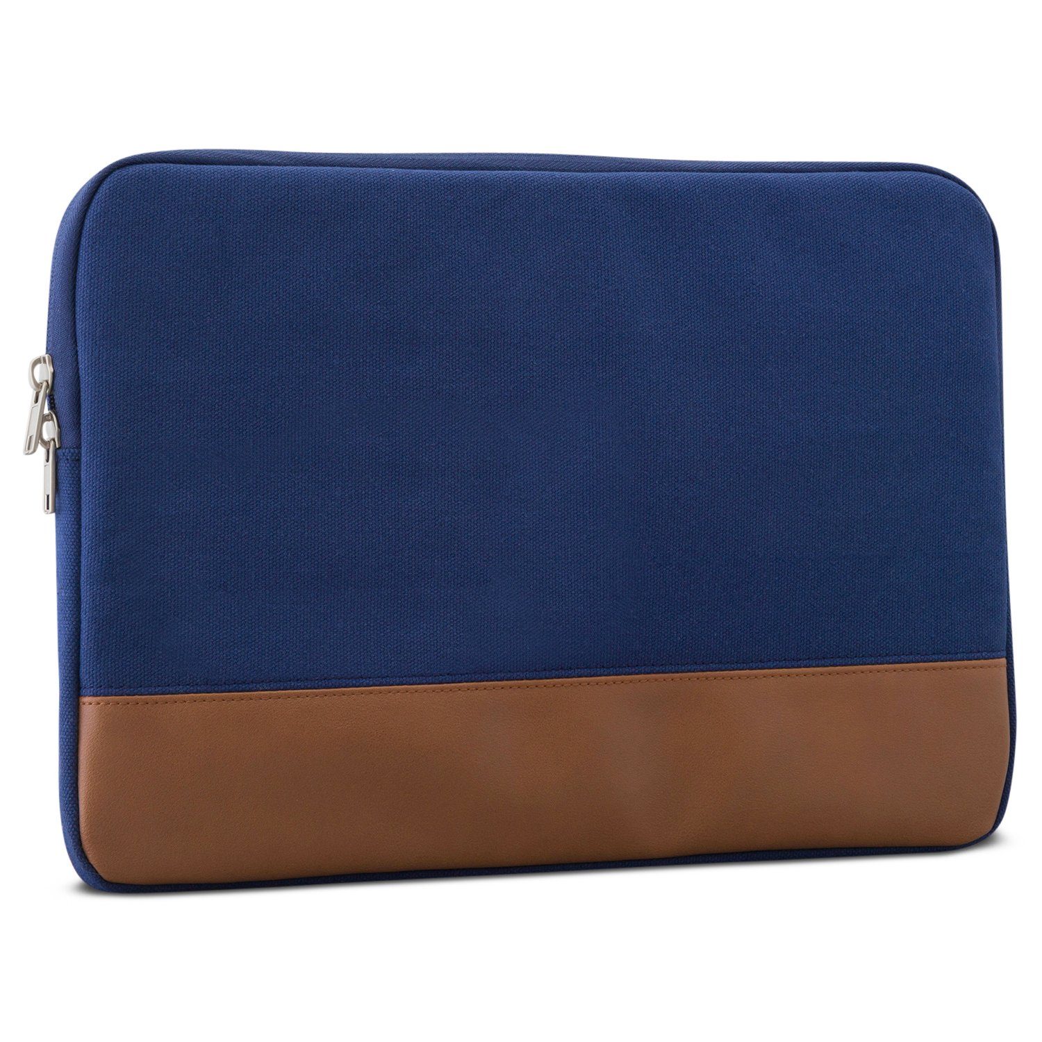 Johnny Urban Blau-Braun Laptoptasche Canvas 13 Laptophülle Laptoptasche Zoll