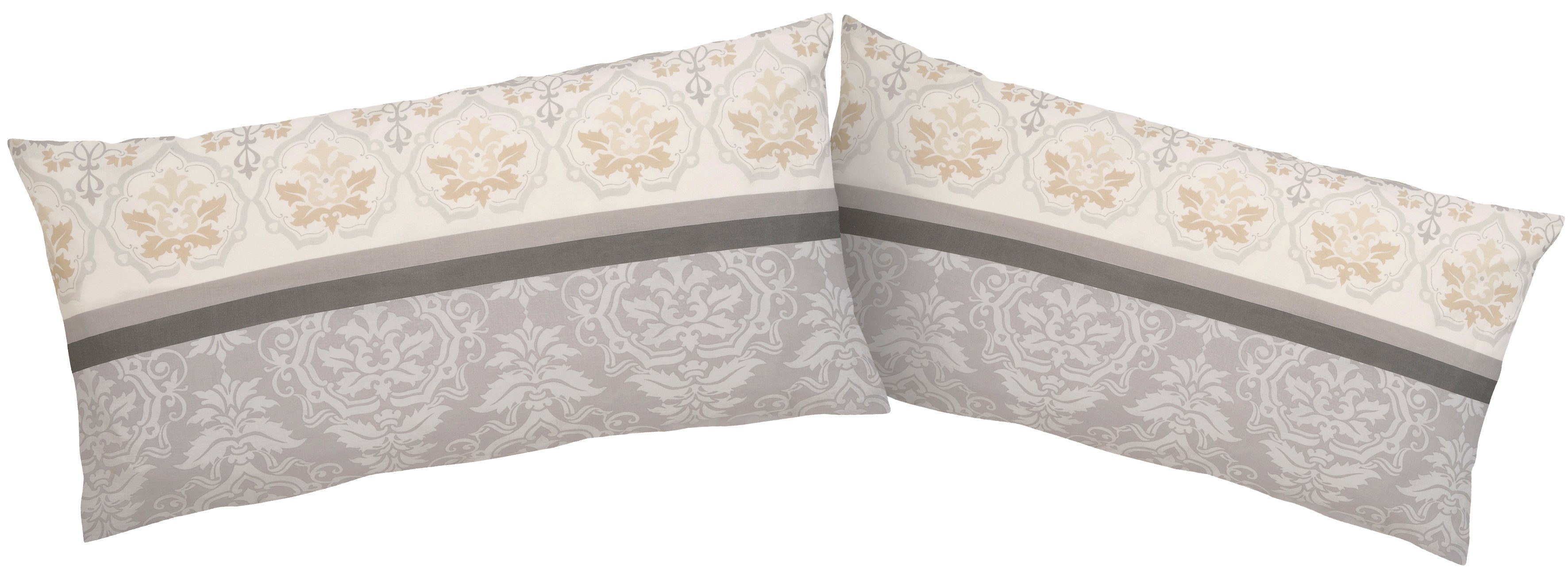 OTTO home Kissenbezüge Cremona, (2 Stück), floraler Kissenbezug, geeignet für Kinder, OEKO-TEX® zertifiziert