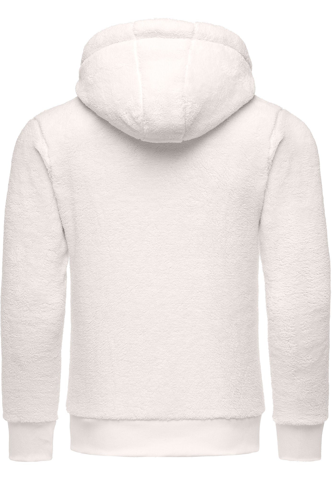 Amaci&Sons Sweatjacke BERWYN Teddyfell Jacke Herren Teddy Sweatjacke Plüsch Hoodie Pullover Zipper Jacke – Bild 2 von 2
