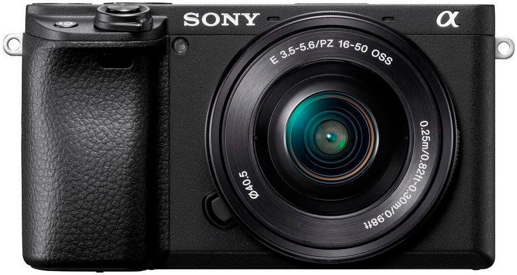 Sony Alpha 6400 + 16-50mm Objektiv Kompaktkamera (24,2 MP, Bluetooth)