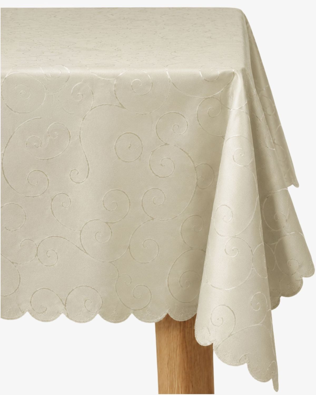 texpot Tischdecke Ranken Schnörkel glänzend bügelfrei fleckabweisend (1-tlg)
