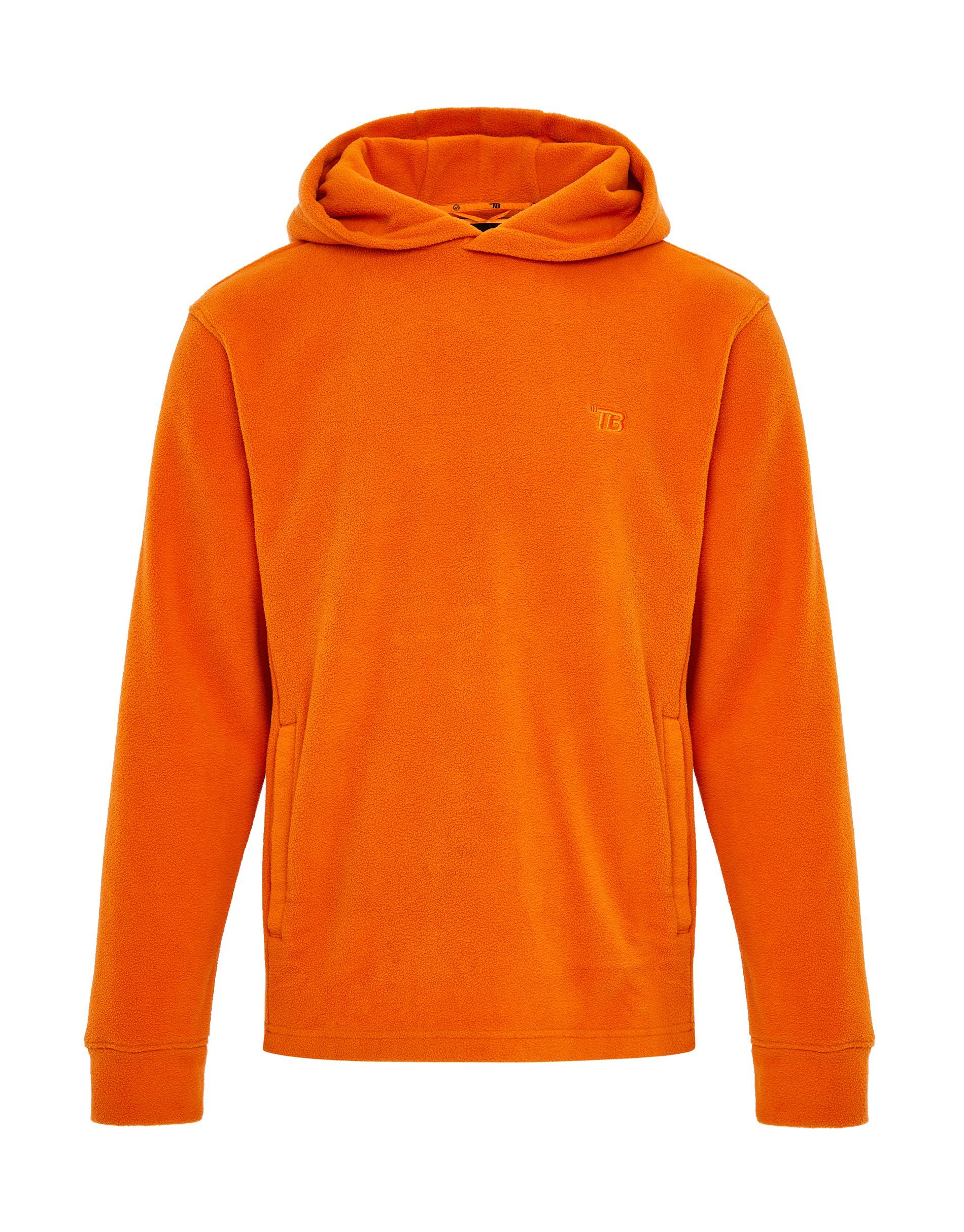 Hoody Fleece Ryan Hoodie Fitness Orange THB Threadbare
