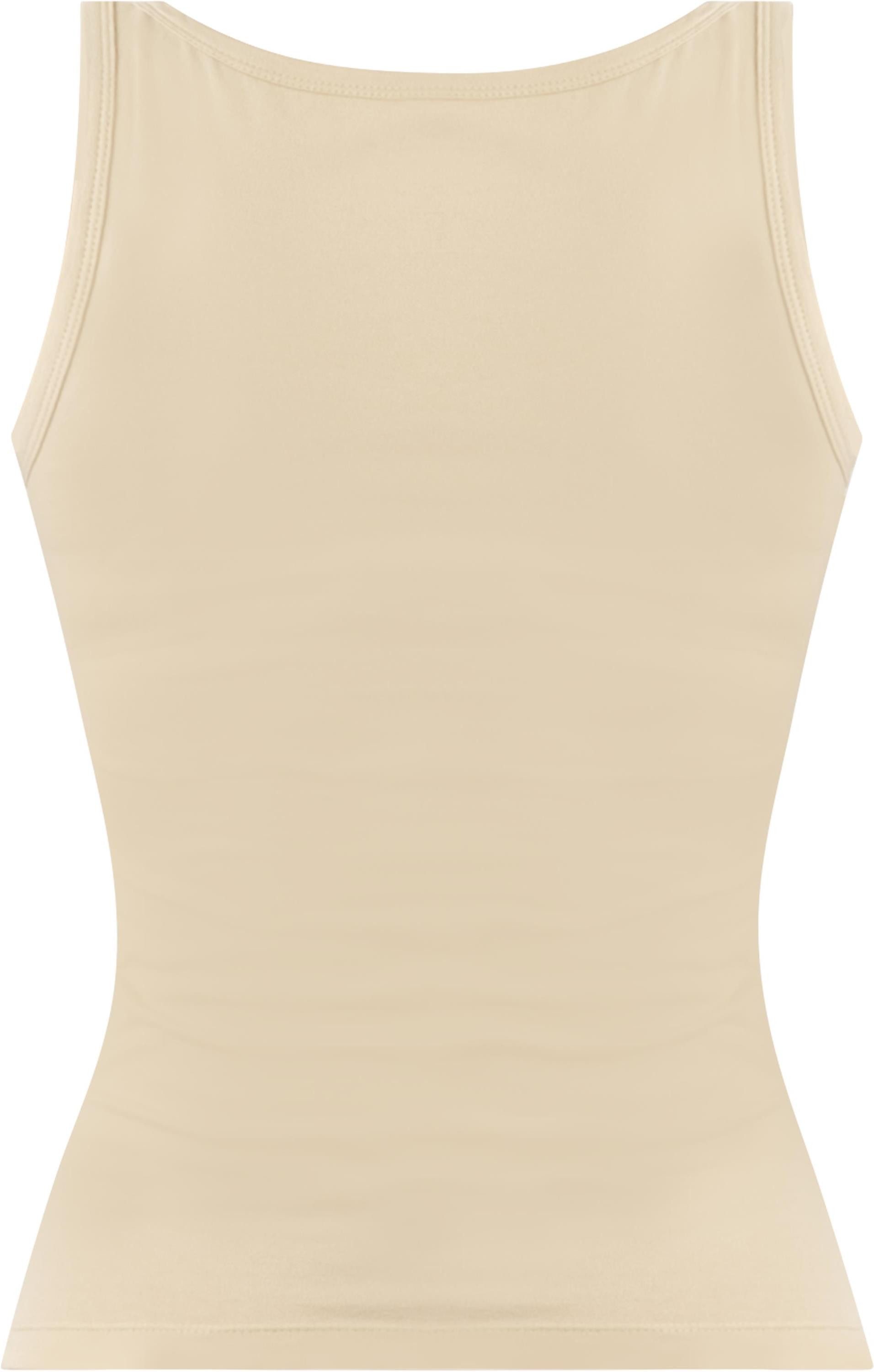 Janice Tanktop 3 x Damen Top Nazca Trägertop aus Baumwolle – Bild 4 von 5